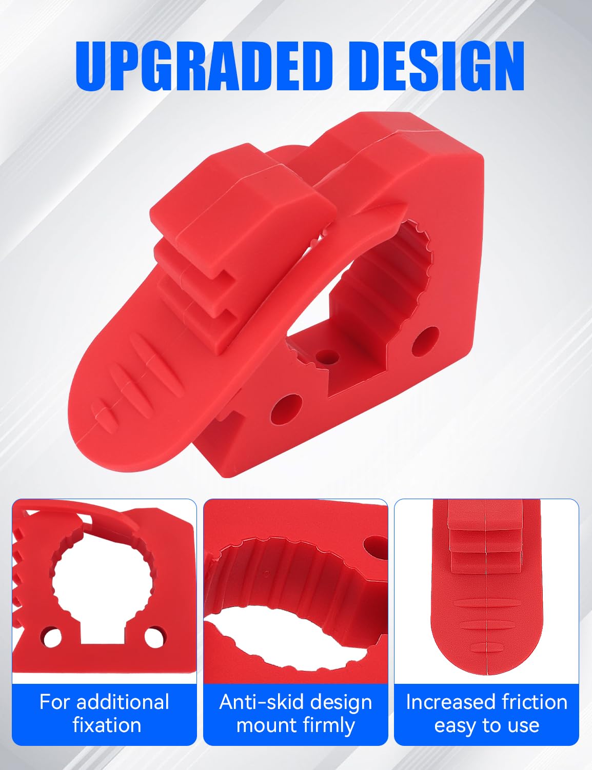 4 PCS Shovel Holders for 1-1/5 inch to 1-1/2 inch Tools, Red — Amazon image 3