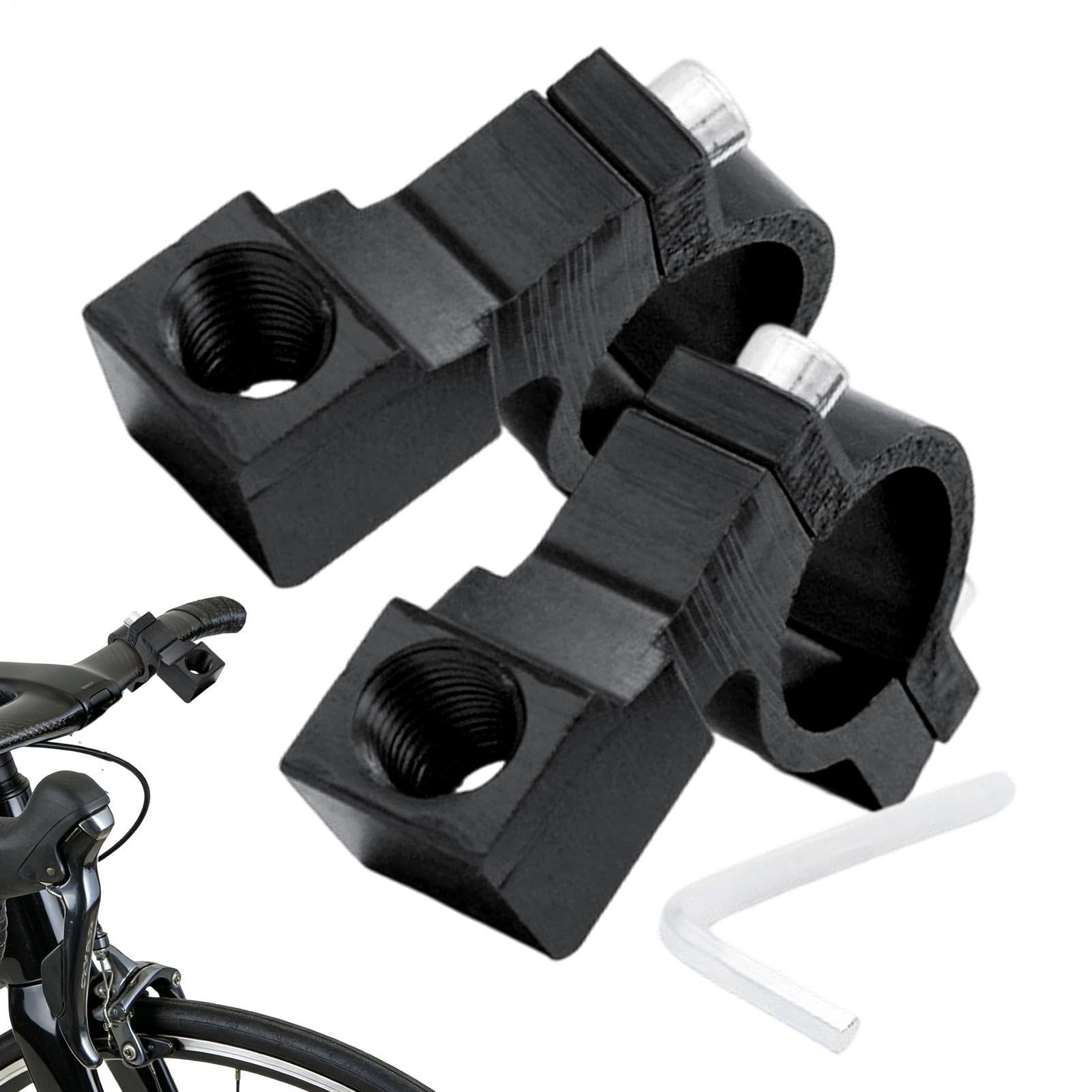 Motorcycle Rearview Mirror Mount 2 Pieces Aluminum Alloy Universal Adapter