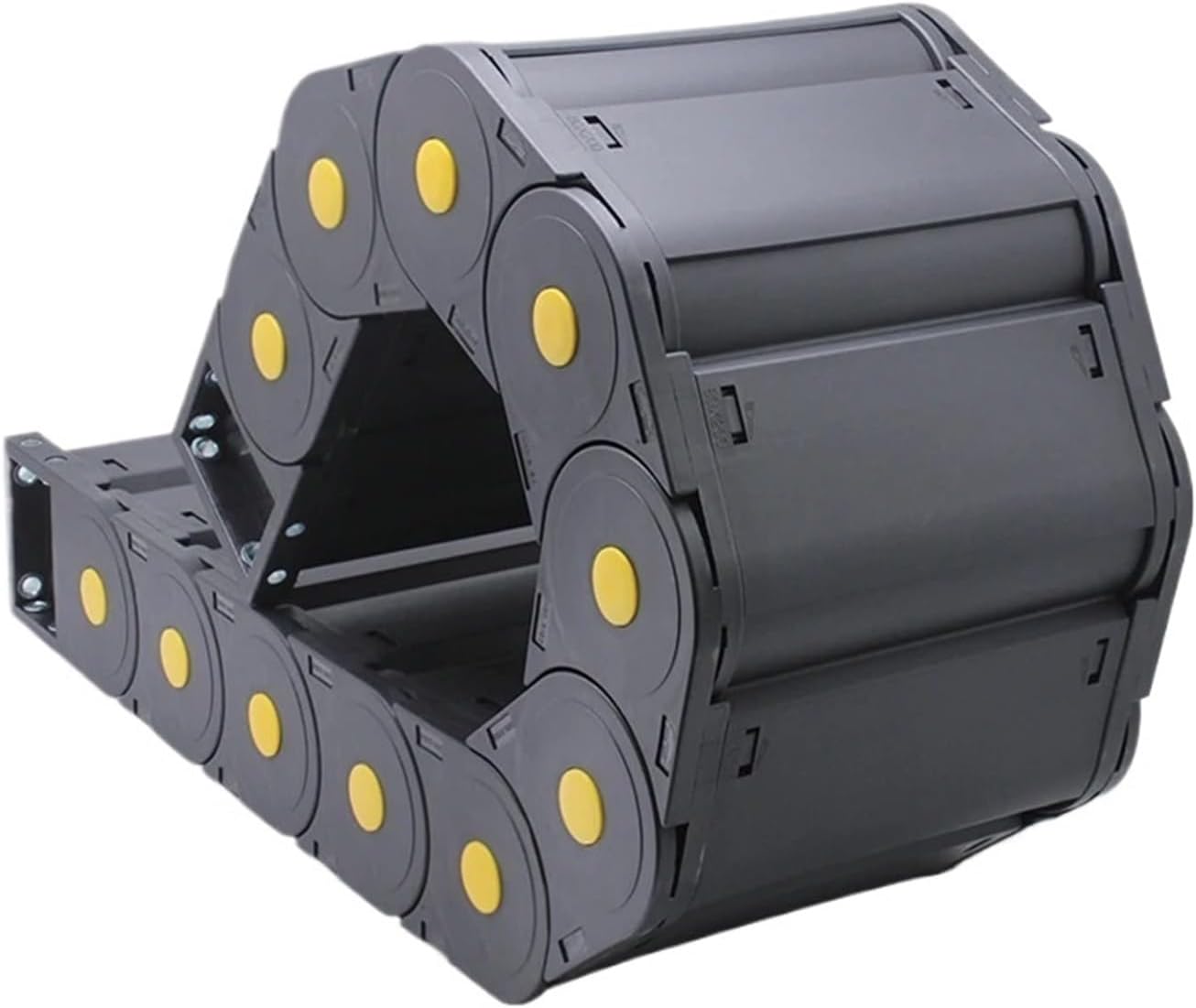 BIRAN 1-Meter Cable Drag Chain. Series of H80F.1.S-Sealing Type Open Both Side(550mm,80x250mm)