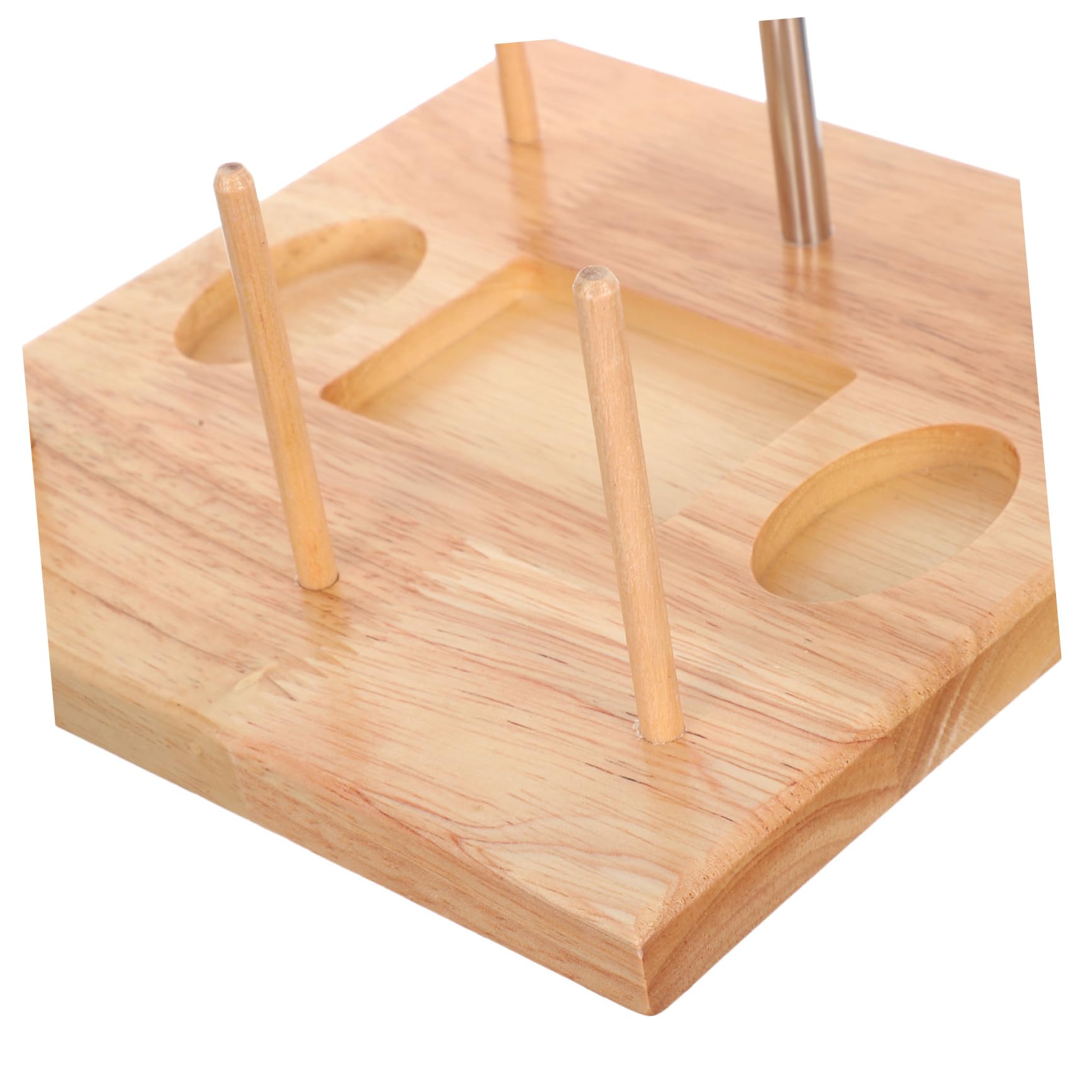 Homoyoyo Supporto per Rocchetto in Legno Porta Rocchetto da Cucito Supporto Porta Filo per Rocchetti Organizer per Filo da Ricamo per Bobina Compatibile Macchine da Cucire Domestiche