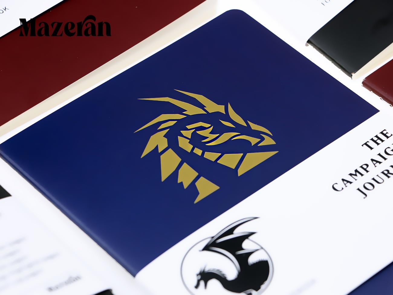 Mazeran Campaign Journal for Dungeons and Dragons 5e - A5 Softcover Notebook - DnD journal, DnD notebook, D&D 5e, Character journal (PACK OF 3)