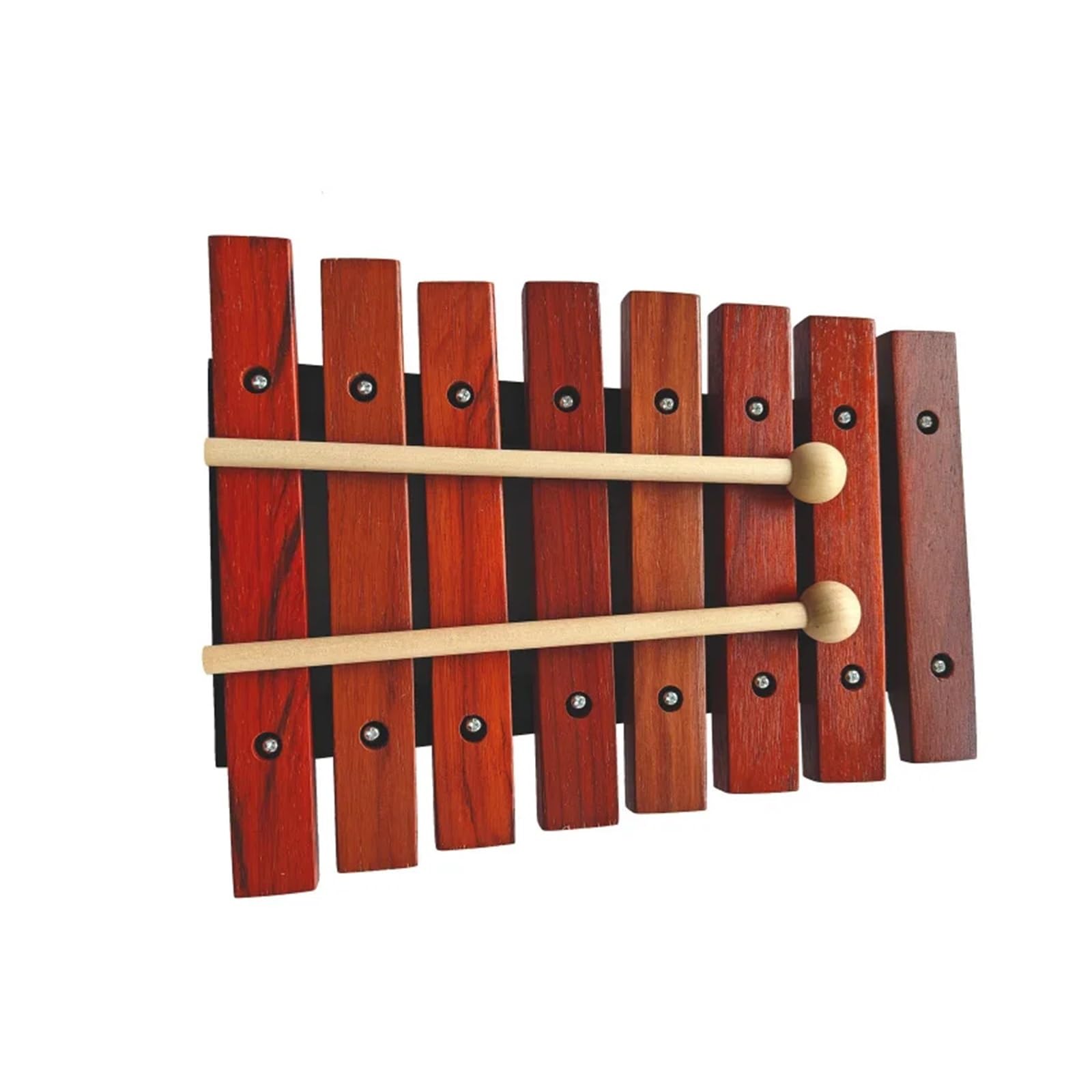 Xilófono Xilófono de madera 8 notas, instrumento musical con 2
