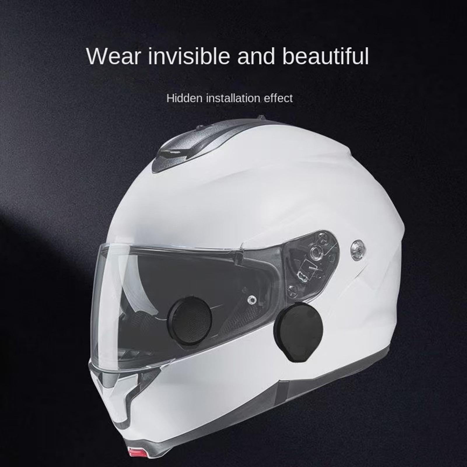 Cuffia per casco da moto cuffie senza fili con microfono