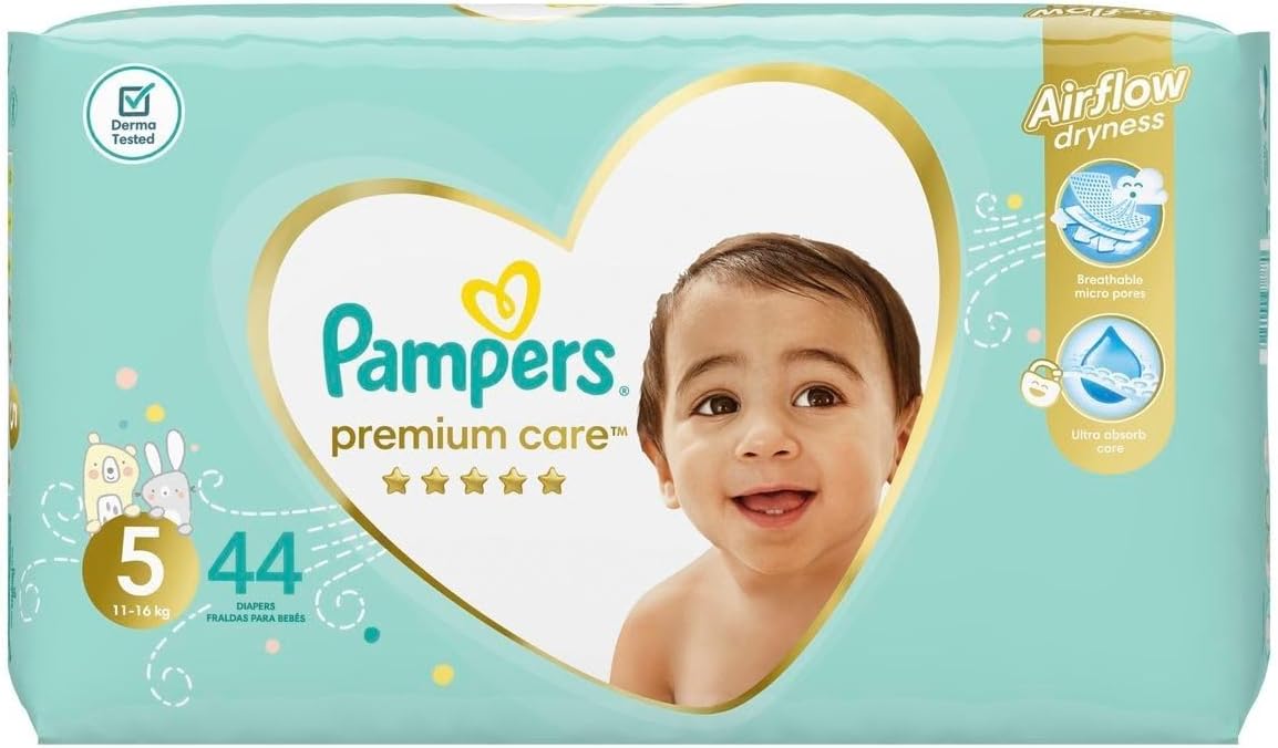 – Premium Care Nappies Size 5 11-18 kg Pack of 44