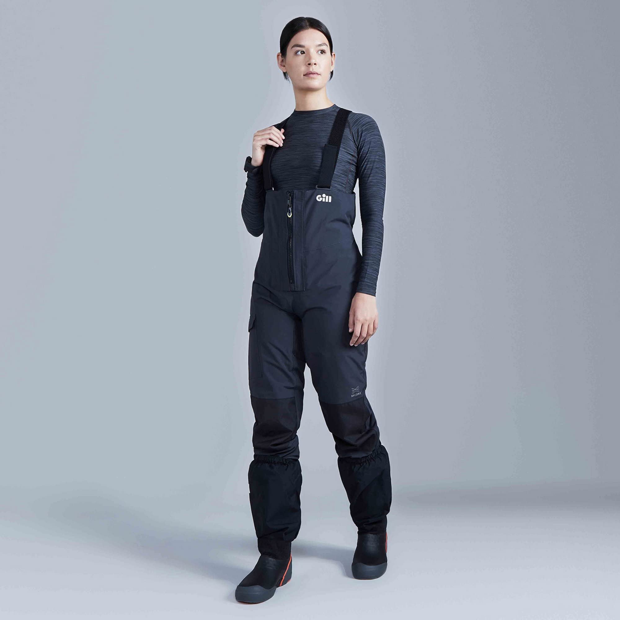 Gill 防水オーバーオール ブラック Gill 防水オーバーオール ブラック