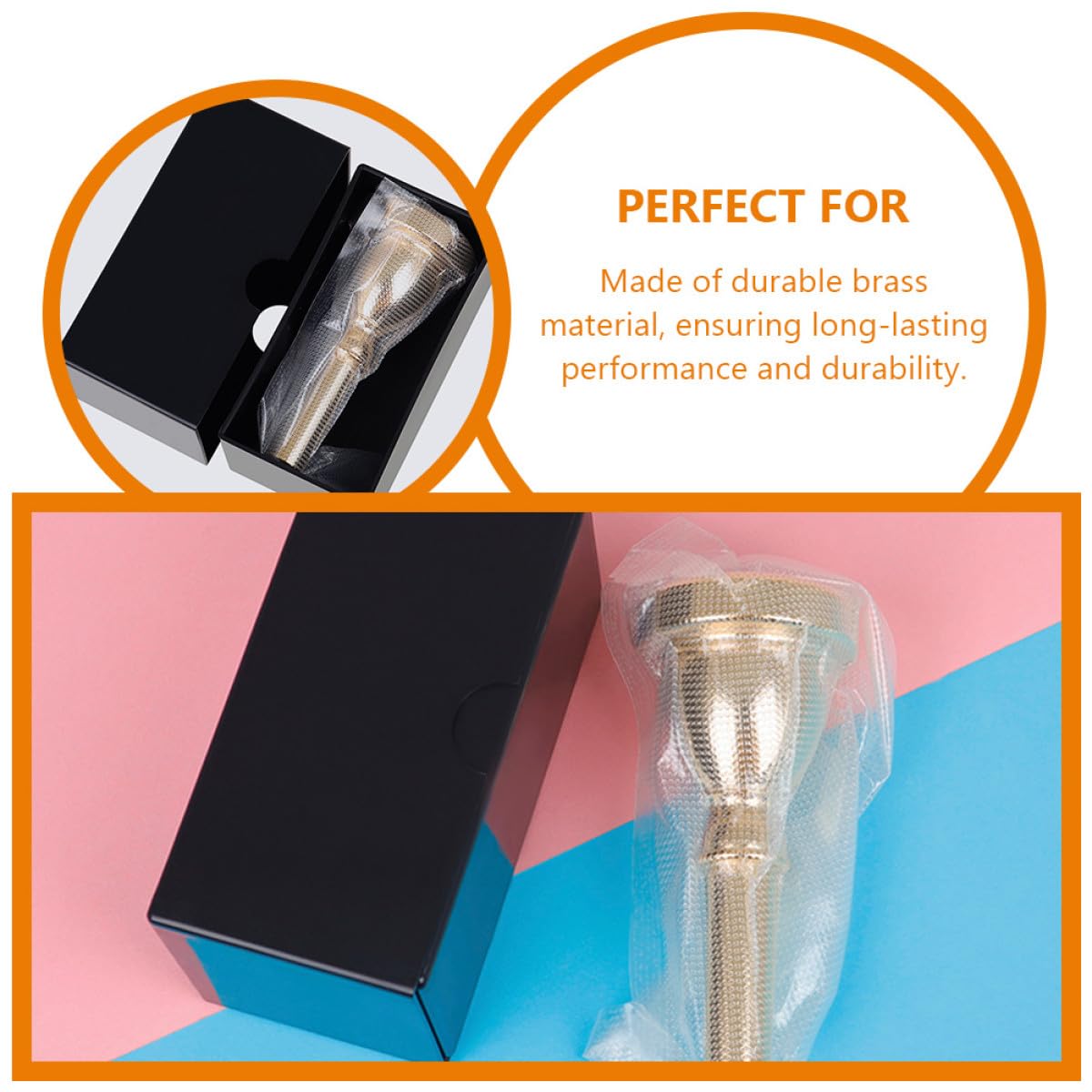 ABOOFAN e Vestibilità e Principianti per Musicisti Professionisti in Ottone da 14mm Ottimale per Tuba