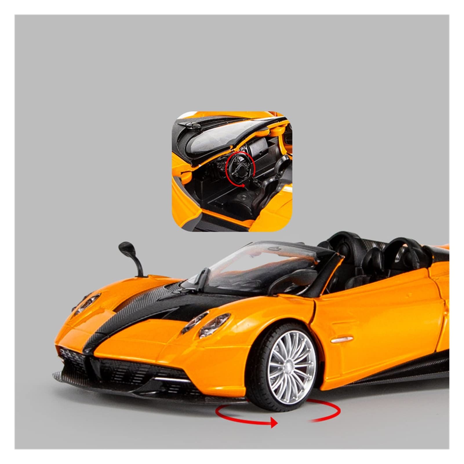 パガーニ・ウアイラ 1:24スケール ダイキャストモデルディスプレ Amazon.co.jp: ミニカー スケールモデルカー パガーニ ウアイラ 1:24