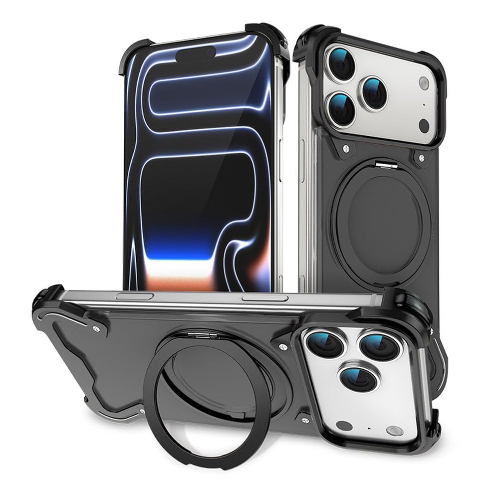 Coque magnétique iPhone 17 Pro Max antichoc avec support 360 - 8