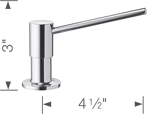 Miniatura 2 de BLANCO 400601 Torre Dispensador de Jabón, Cromo