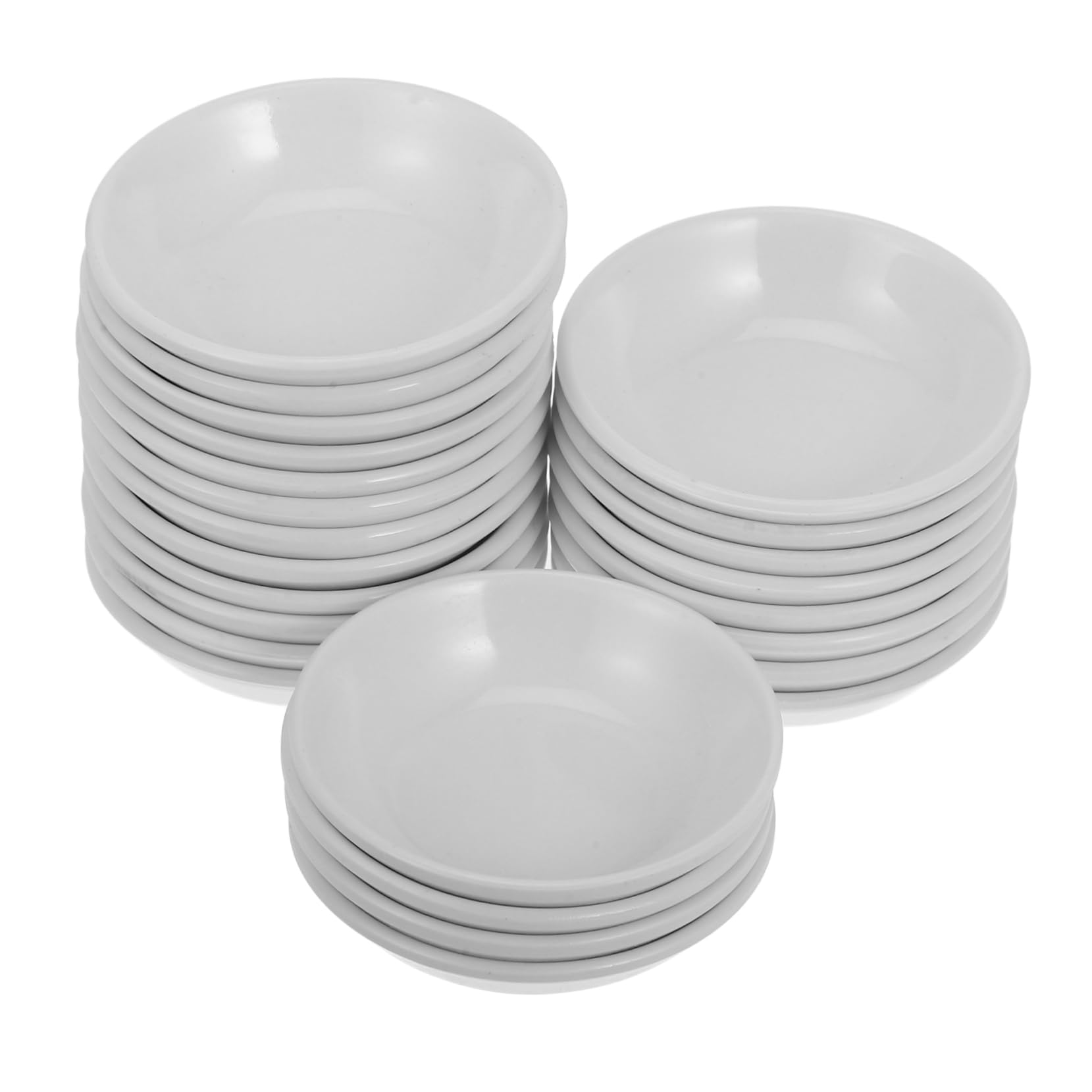 STOBAZA 24pcs Small Sauce Dishes Reusable Condiment Bowls for Soy Sauce Vinegar Ketchup for Hot Pot Parties and Everyday Dining