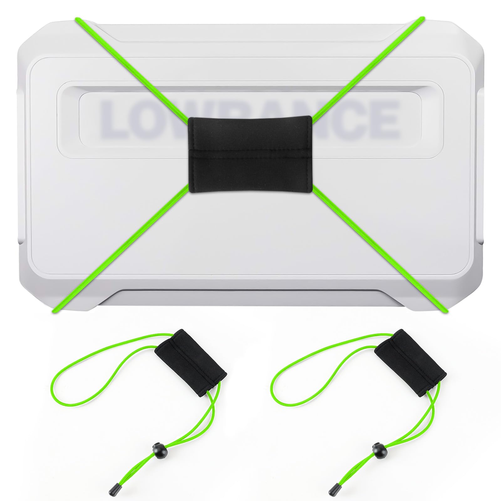 HolyMaji 2 Pcs Fishing Graph Cover Straps - marine electronics | Mubboo