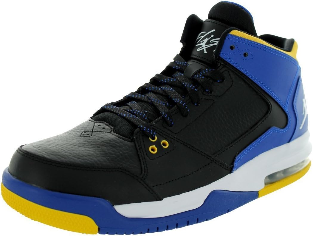 Jordan Nike Men's Flight Origin Black/White/Gm Royal/Vrsty Mz Basketball Shoe