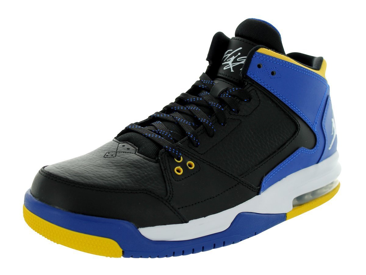 Jordan Nike Men's Flight Origin Black/White/Gm Royal/Vrsty Mz Basketball Shoe