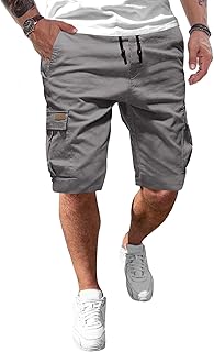 Sponsored You’re seeing this ad based on the product’s relevance to your search query.Learn more about this advertisement Jmierr Men's Cotton Cargo Shorts, Casual Summer Trousers with Pockets