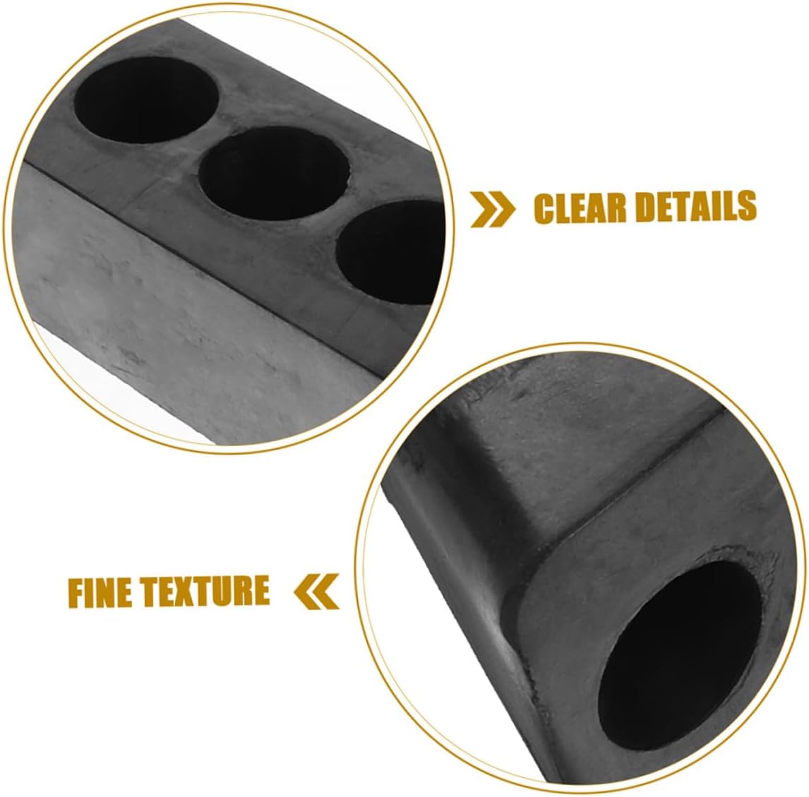 Thick Rubber Truck Bumper Guard Trailer Ramp Door Protector Rear Impact Absorber Collision Preventer Heavy Duty Trailer Accessory for Cars Trucks