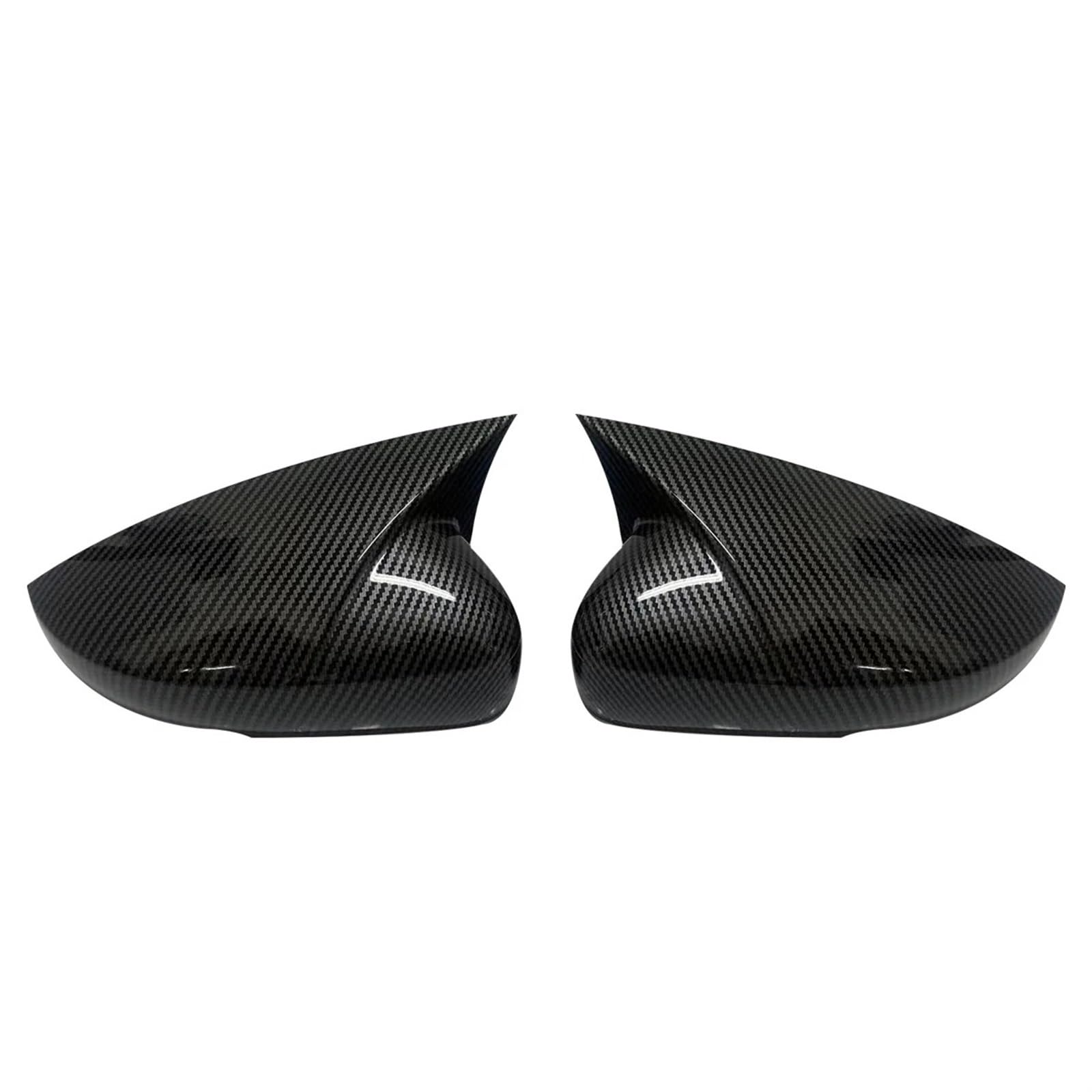 Calotta Specchietto Per VW Per Polo Mk5 6R 6C V 2009-2017 Parafango laterale Copertura specchietto retrovisore Coperchio guscio nero lucido Coppia Specchietto Laterale Cover(Glossy Black)