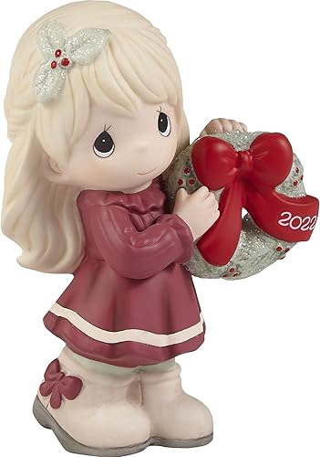 Miniatura 3 de Precious Moments 221001 May Your Christmas Wishes Come True 2022 Figura de porcelana de bisque fechada