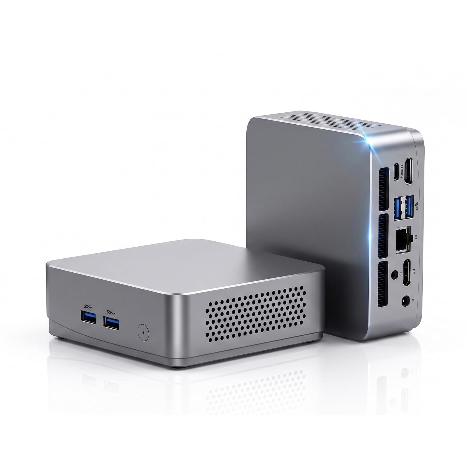 Mini PC 16GB RAM 512GB SSD, AMD Ryzen 3200U (fino a 3,5 GHz) Mini Computer, 4K Display/HDMI+Type-C+2 x USB3.0+RJ45/Wi-Fi 6/BT 5.2 per casa/business mini computer desktop
