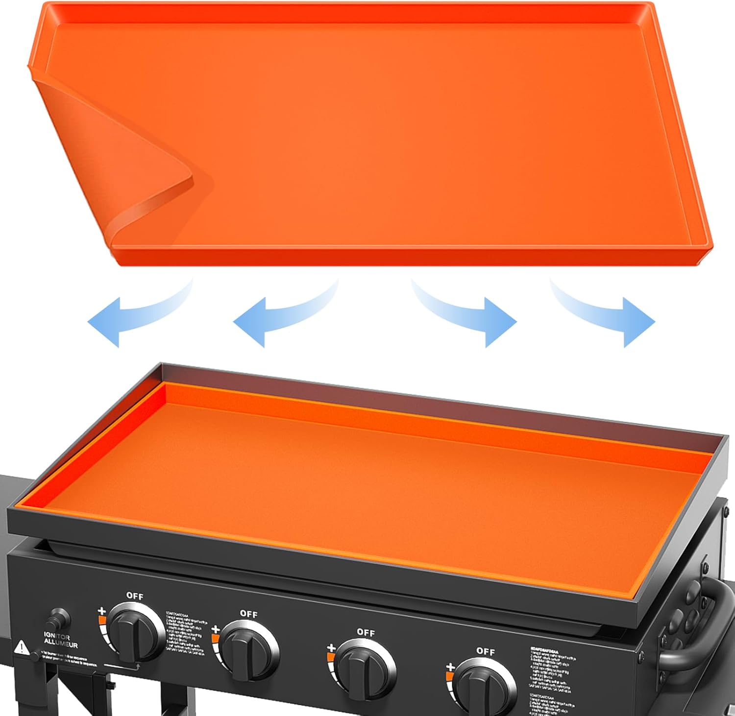 36" Griddle Mat Silicone for Blackstone, Heavy Duty Griddle