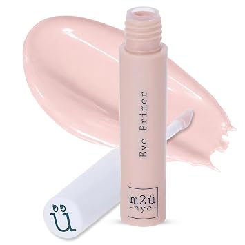 Eyeshadow Primer Waterproof, Long-Lasting Formula with Hyaluronic Acid | Hydrating Eye Primer for Crease-Free Eyeshadow Wear - Lightweight, Non-Greasy Formula for Smooth, Wrinkle-Filled Eyelids