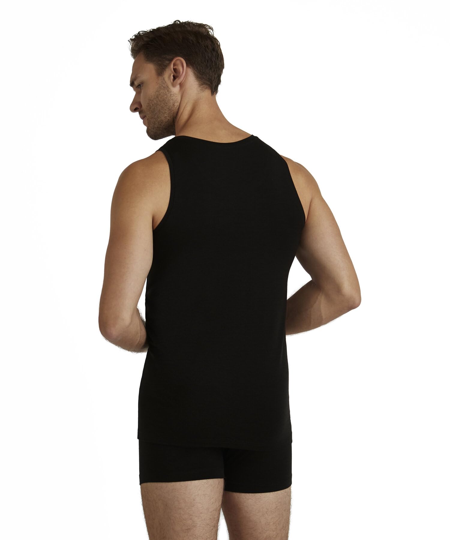 FALKE Herren Daily ClimaWool Singlet Unterwäsche Unterhemd Muscle-Shirt bequem weich flache Nähte körpernah nachhaltig feuchtigkeitsregulierend schnelltrocknend atmungsaktive Wolle Lyocell 1 Stück