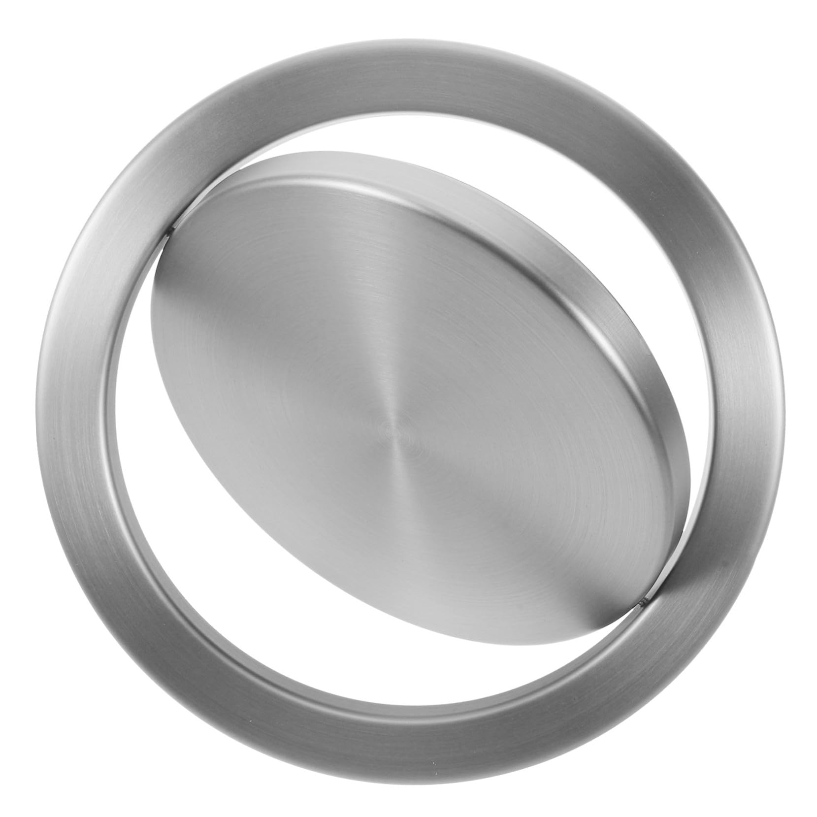 Couvercle poubelle inox encastré durable et résistant à la rouille
