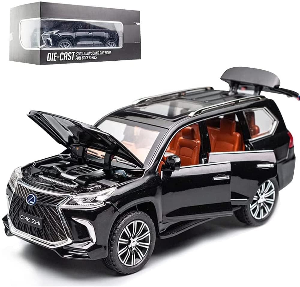 Bestie toys Cars Model 1/24 Lexus 570 Off-Road in Luxury SUV Model Car, Zinc Alloy Pull Back Toy Car with Sound&Light for Kids Boy Girl Gift (B0CV1B7X7L) Amazon Price History, Amazon Price Tracker