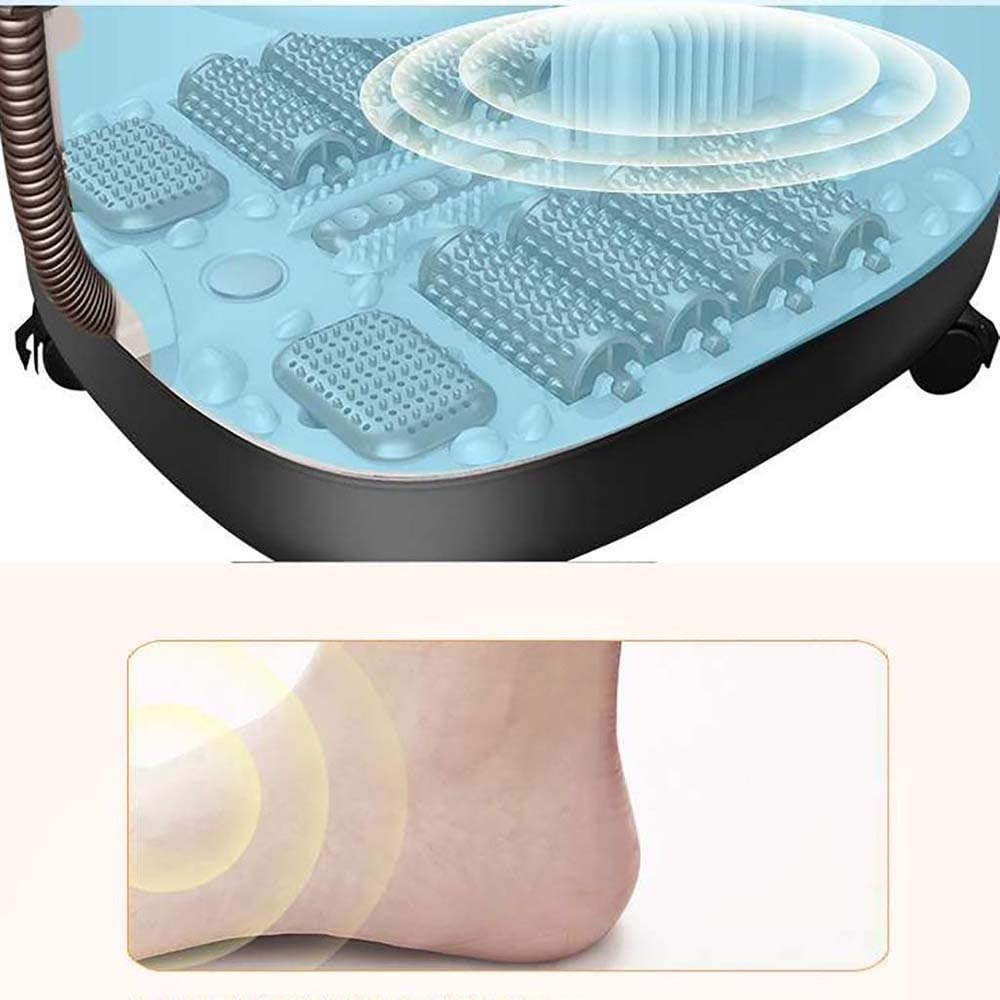 Foot Spa Massaggiatore - Esclusiva di circolazione Sistema di Riscaldamento, motorizzati rulli di Massaggio, calmo di bisbiglio, Profonda Vasca da Bagno con Monitor LED a Distanza