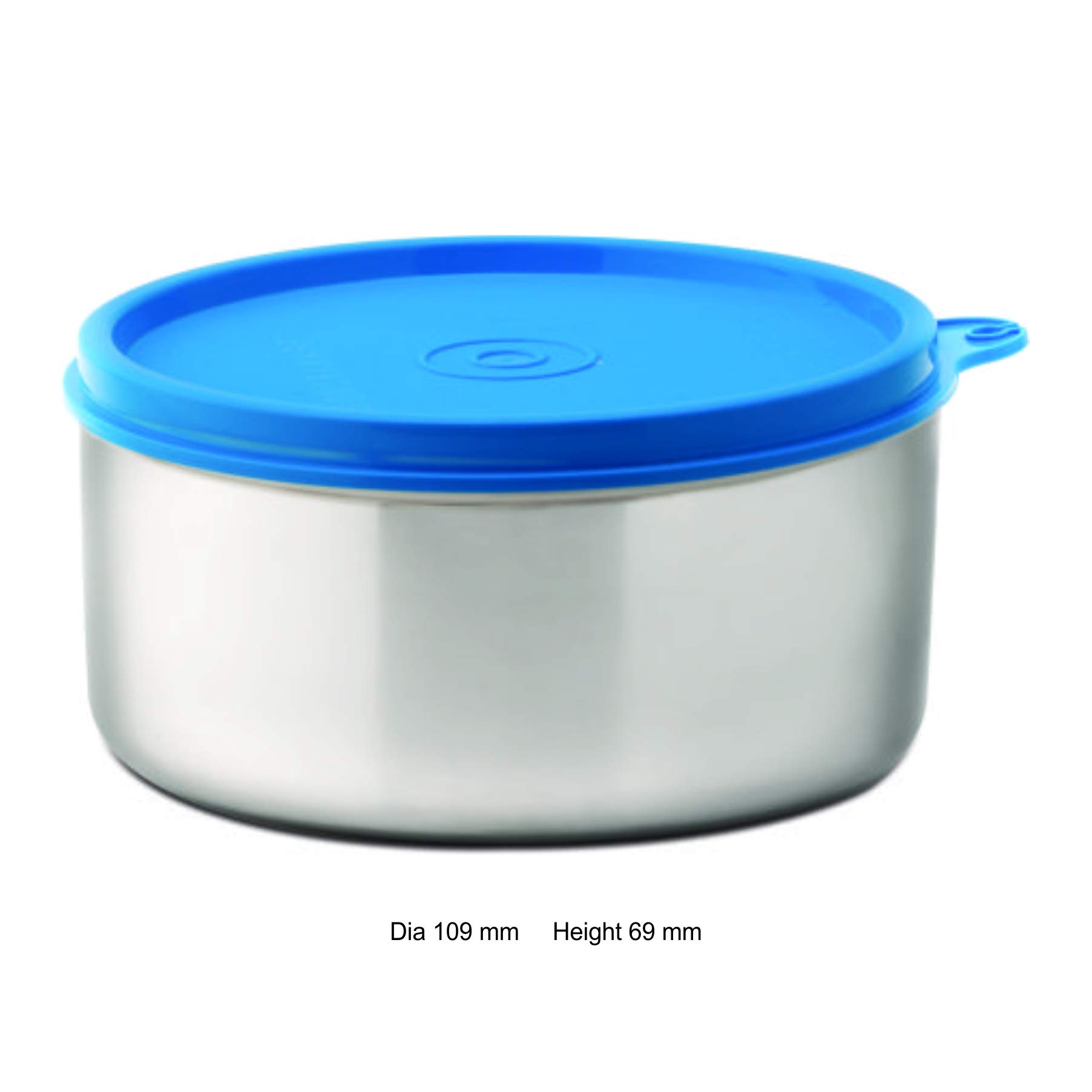 Signora Ware Executive Big Stainless Steel Container, 500 Ml/20Mm, Blue