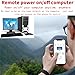 MHCOZY WiFi Remote Desktop On Off Power Switch,eWelink app Remote with Child Lock Timing Sharing Function,Compatible with Alexa Google Home