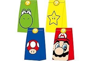 Super Mario Bros Party Supplies Treat Bags for a Legendary Bash
