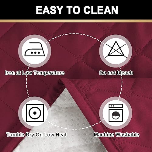 Miniatura 7 de GAMUKAI Fundas de sofá 100% impermeables, funda de sofá biplaza para niños, perros, mascotas, protector de muebles, funda de sofá antideslizante