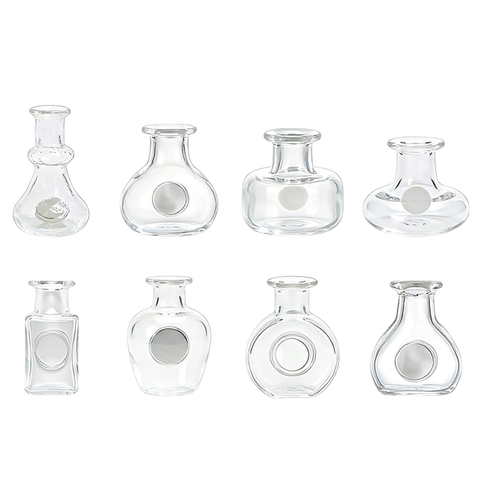 Oxxggkao Refrigerator Small Plant Pots Miniature Hydroponic Vase Fridge Magnets for Offices Whiteboards Kitchens Door Decoration Miniature Hydroponic Vase Fridge Magnets