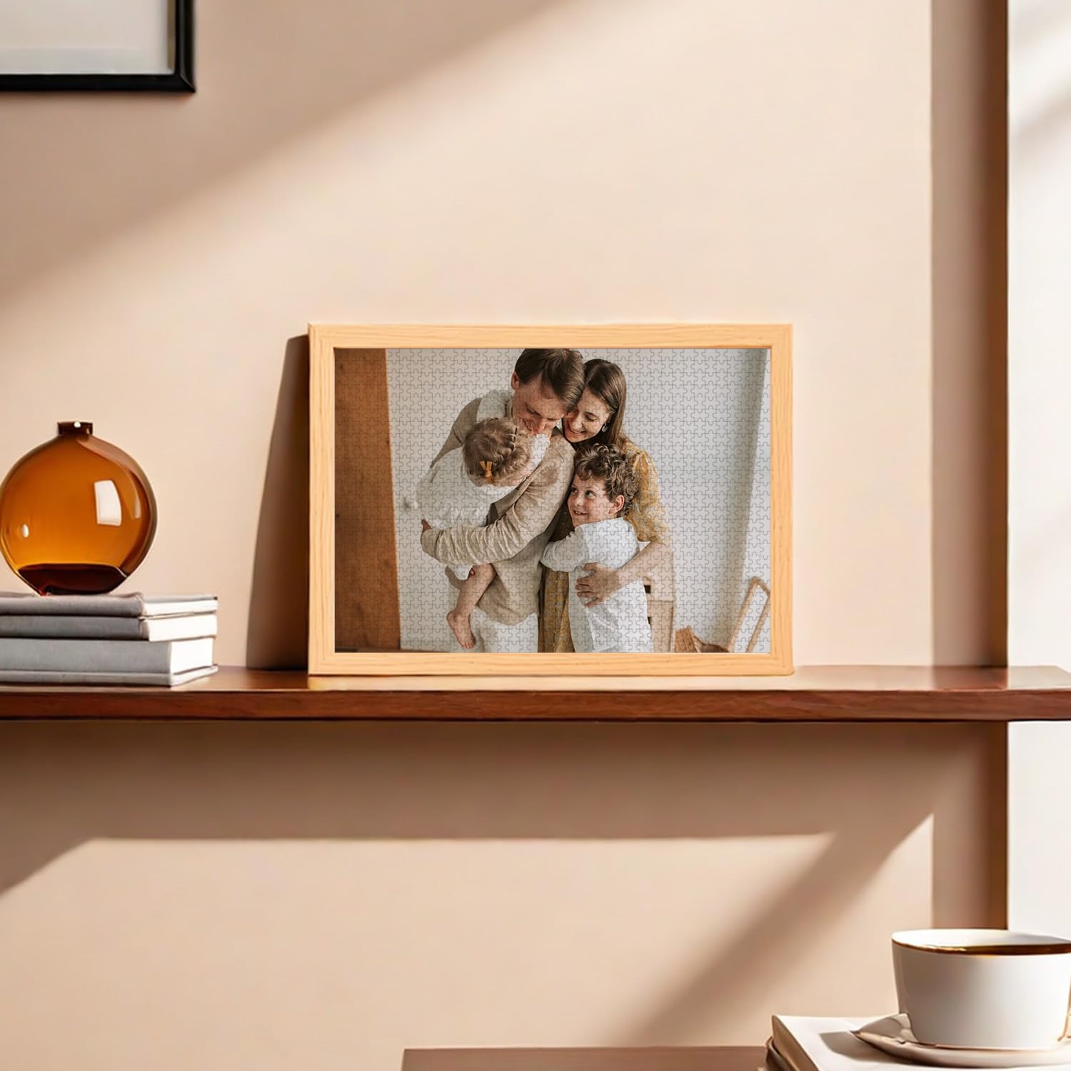 Puzzle Personalizzato Con Foto 35/70/120/200/300/500/1000/1500/2000/3000 Pezzi per Gioco Adulto Familiare Matrimonio Laurea Regalo