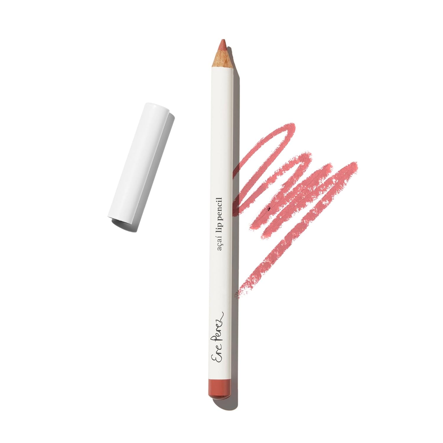 Ere Perez - Natural Açaí Lip Pencil | Firm, Plump, Repair Skin | Vitamins A, C + E, Coconut Oil | Vegan, Cruelty-Free, Clean Beauty (Kiss)
