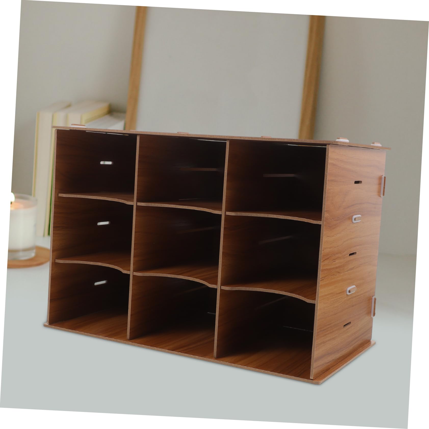 LALAFINA Scatola Multi-funzionale Per Documenti Da Scrivania Organizer Ufficio Con Scomparti Perfetta Per Studio e Ufficio Struttura Robusta e Leggera