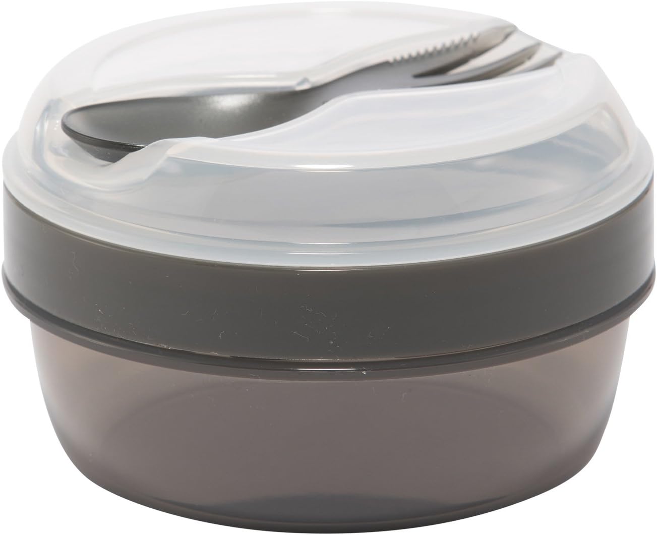 Nice Cup Small Snack Box, bento box, lunchbox with cooling pack, keeps cool for several hours, includes cutlery grey