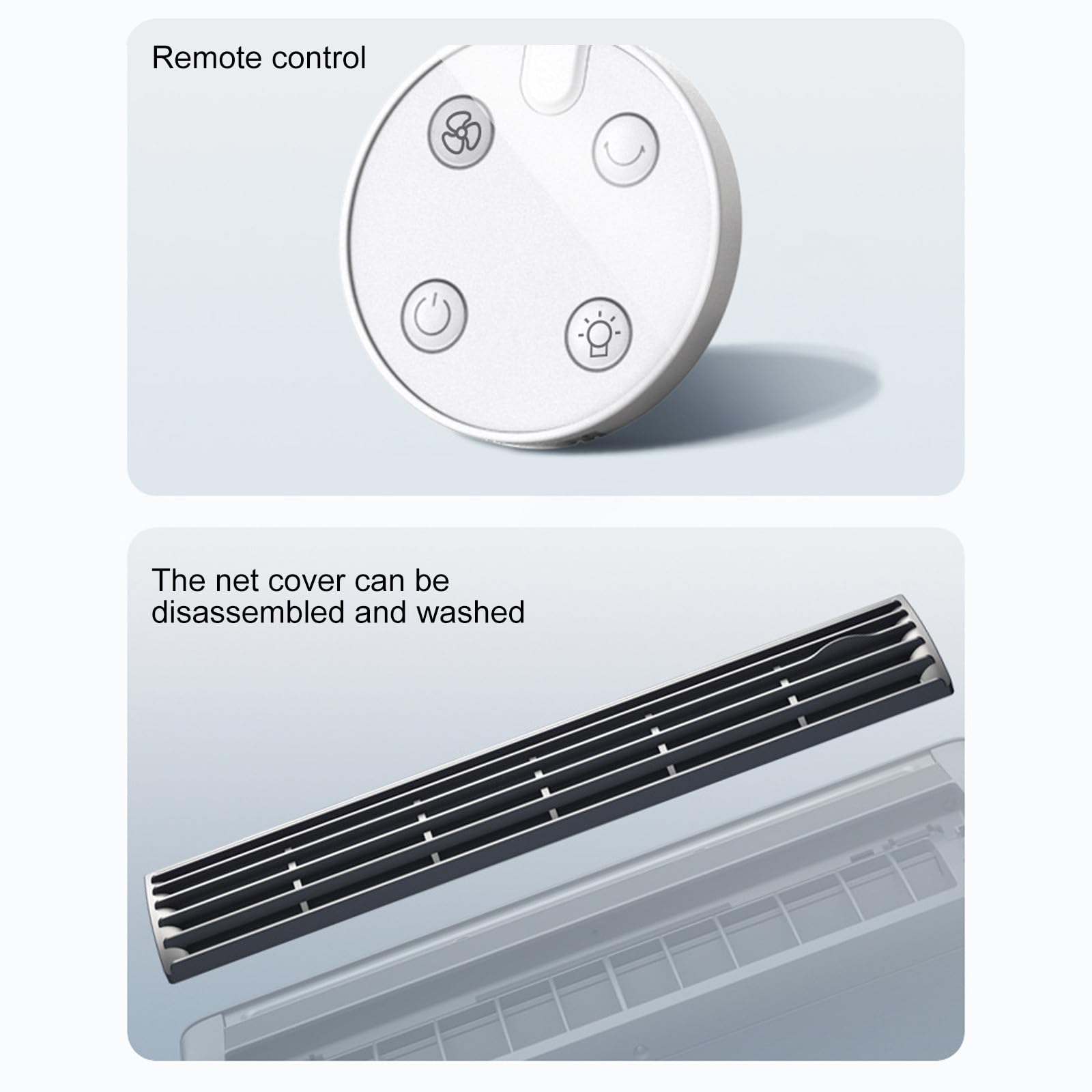 Condizionatore d'aria a doppio uso, unità combinata di raffreddamento e riscaldamento da 9000 BTU, portatile, 4 in 1, raffreddamento, calore, deumidificazione, ventilatore, risparmio