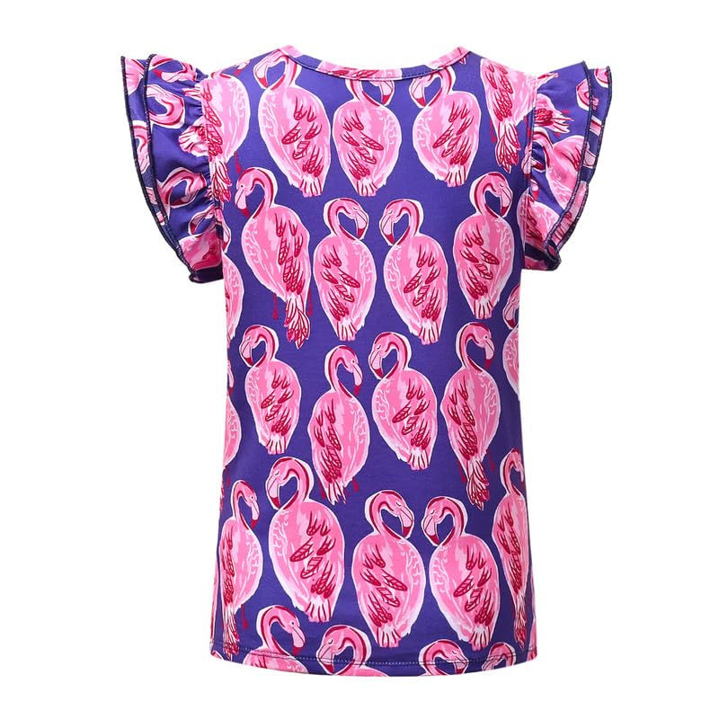 Girls Summer Shirts Casual Tops Tee T Shirt Cute Top Trendy for School 6-13Y2