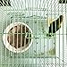 Hamiledyi Bird Nest Parakeet Nest Handmade Cotton Weave Hemp Rope Nests Birds Breeding Hatching Nest Parrot Nesting Box Cage Hatch House Hut Cave Raffia Fiber for Parrots Canary