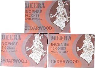 MEERA ミーラ香 (CEDARWOODシダーウッド) コーンタイプ 3箱セット