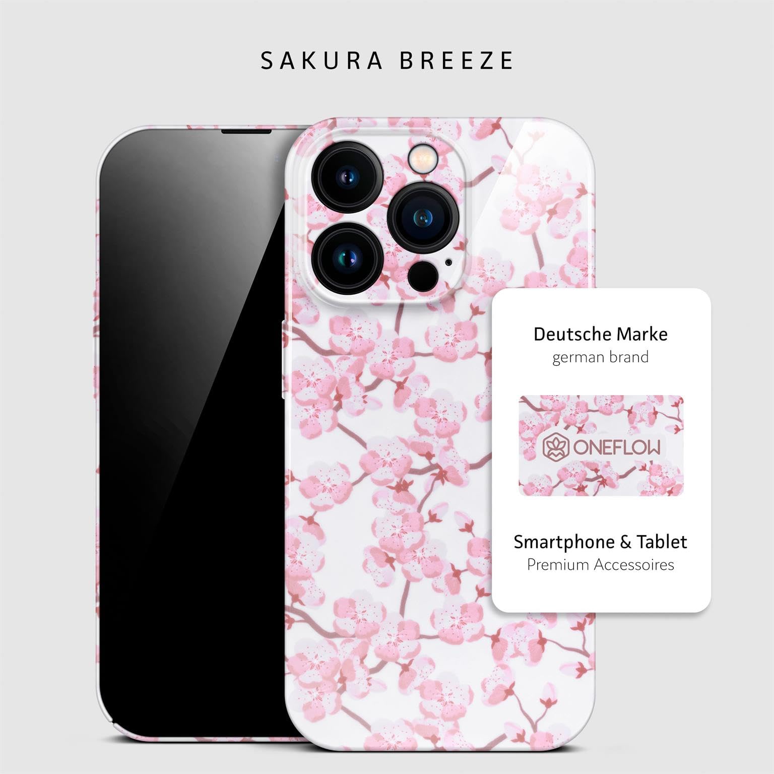 ONEFLOW Flower Cover Handyhülle Für IPhone 16e – Blumen-Design, Ultradünn, Mit Kameraschutz, Qi- & MagSafe-kompatibel