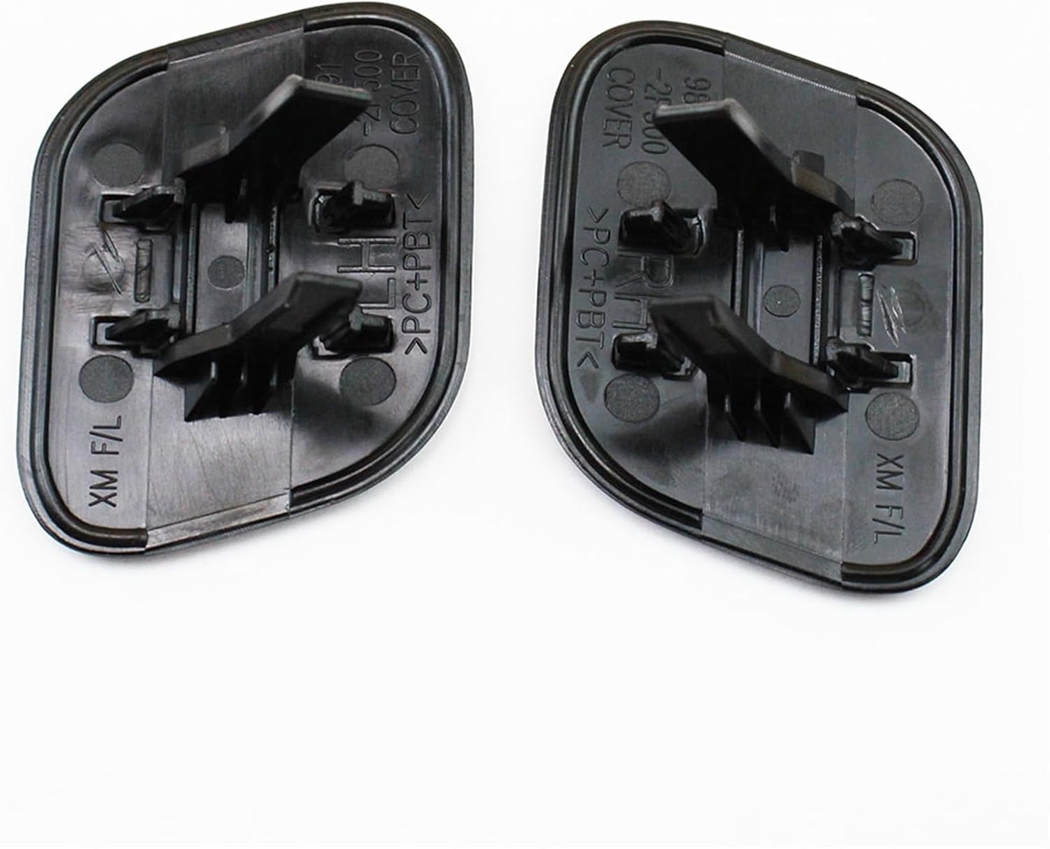 Car Headlight Washer Nozzle Cover Pair Front Left Right Headlight Washer Nozzle Jet Covers Headlamp Washing Cap for Kia for Sorento 2014 2015