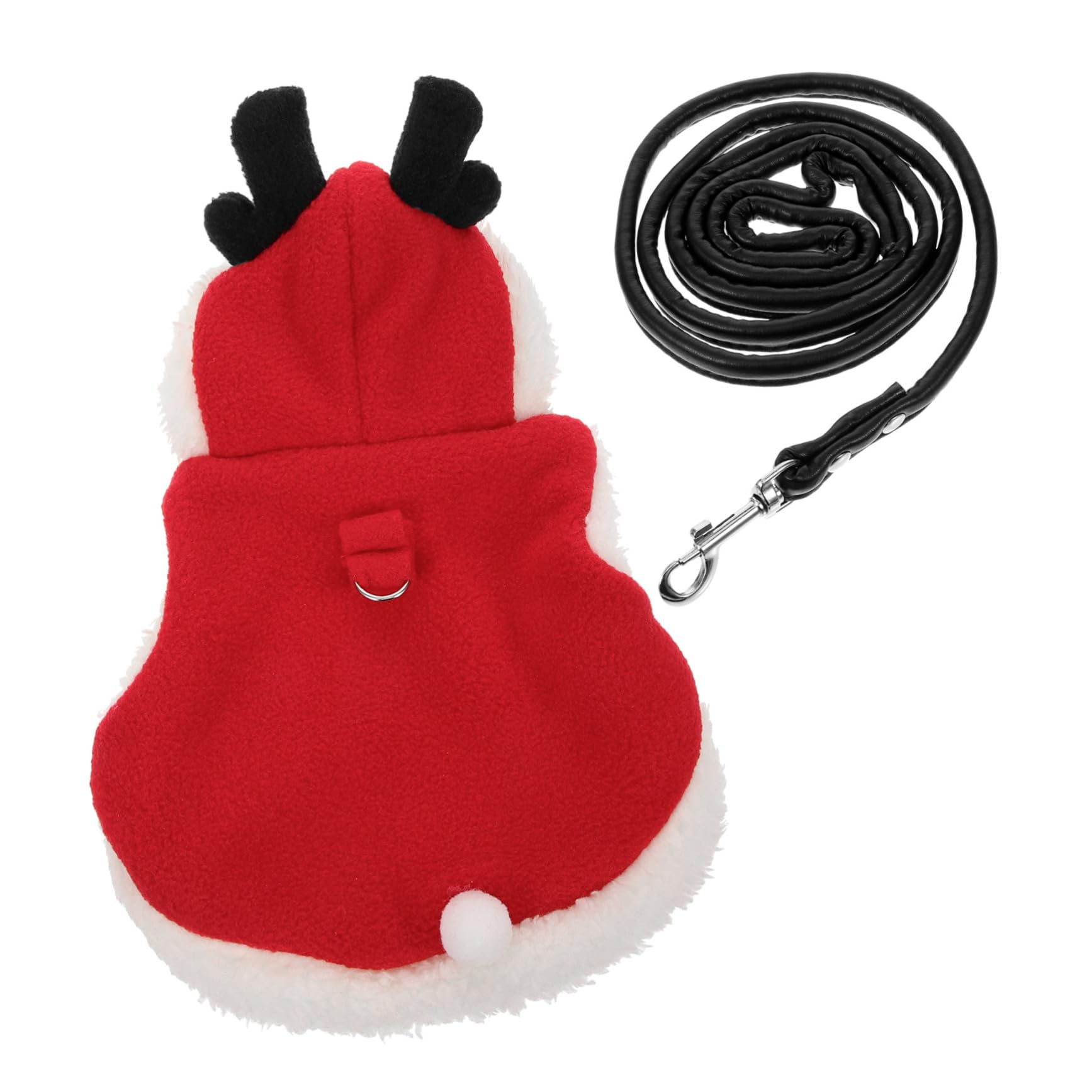 POPETPOP Rabbit Harness and Leash for Small Pets Comfortable Bunny Traction Rope Cartoon Design Wear Resistant for Christmas and Everyday Walking