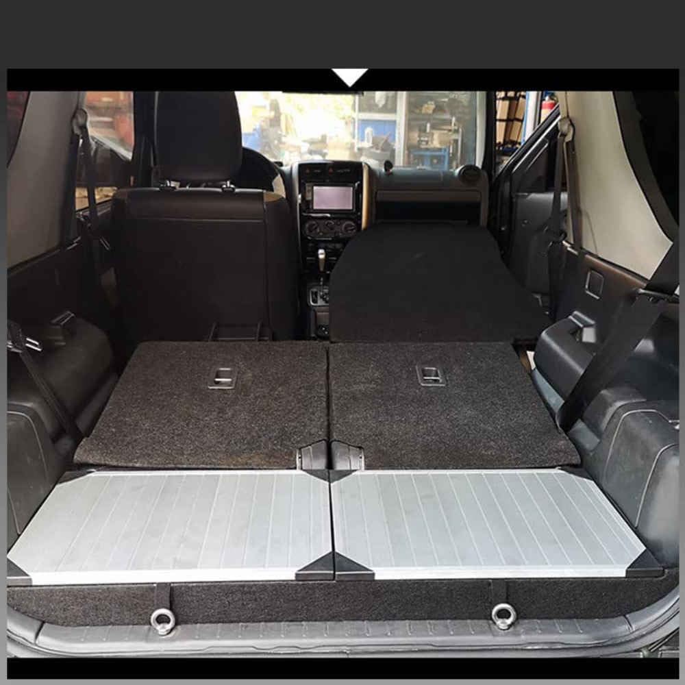 HARIN Scatola Portaoggetti per Bagagliaio di Un'auto di Grande capacità per Suzuki Jimny JB33 Sierra JB43 1998-2017 Scatola Portaoggetti Multifunzionale in Lega Alluminio Decorazione Stoccaggio