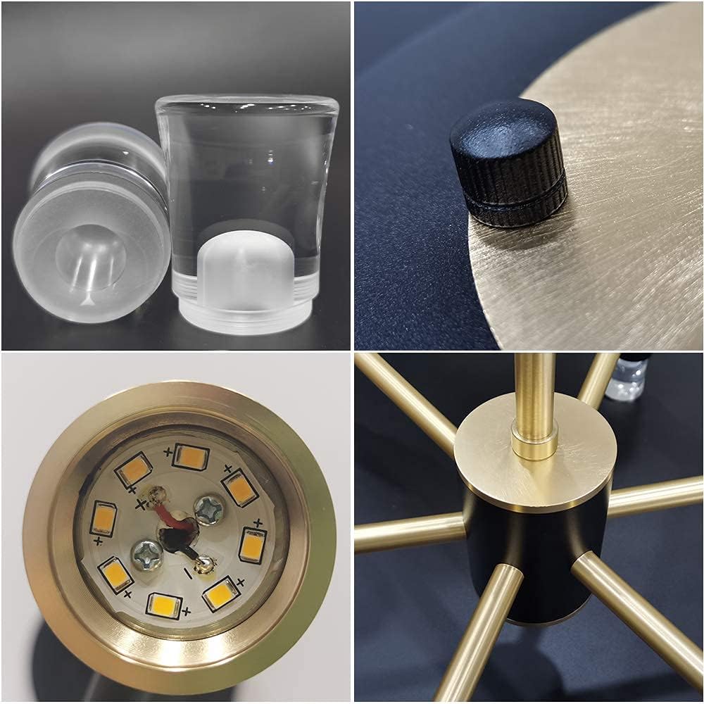 🔥 Joyxeon Black Chandelier, 12-Light Modern Farmhouse Light Fixtures, Mid Century Chandeliers, Integrated LED 54W, Flush Mount Ceiling Lighting for Dining Room, Bedroom, Kitchen, Living Room, Entryway Limited Stock Joyxeon Black Chandelier, 12-Light Modern Farmhouse Light Fixtures, Mid Century Chandeliers, Integrated LED 54W, Flush Mount Ceiling Lighting for Dining Room, Bedroom, Kitchen, Living Room, Entryway