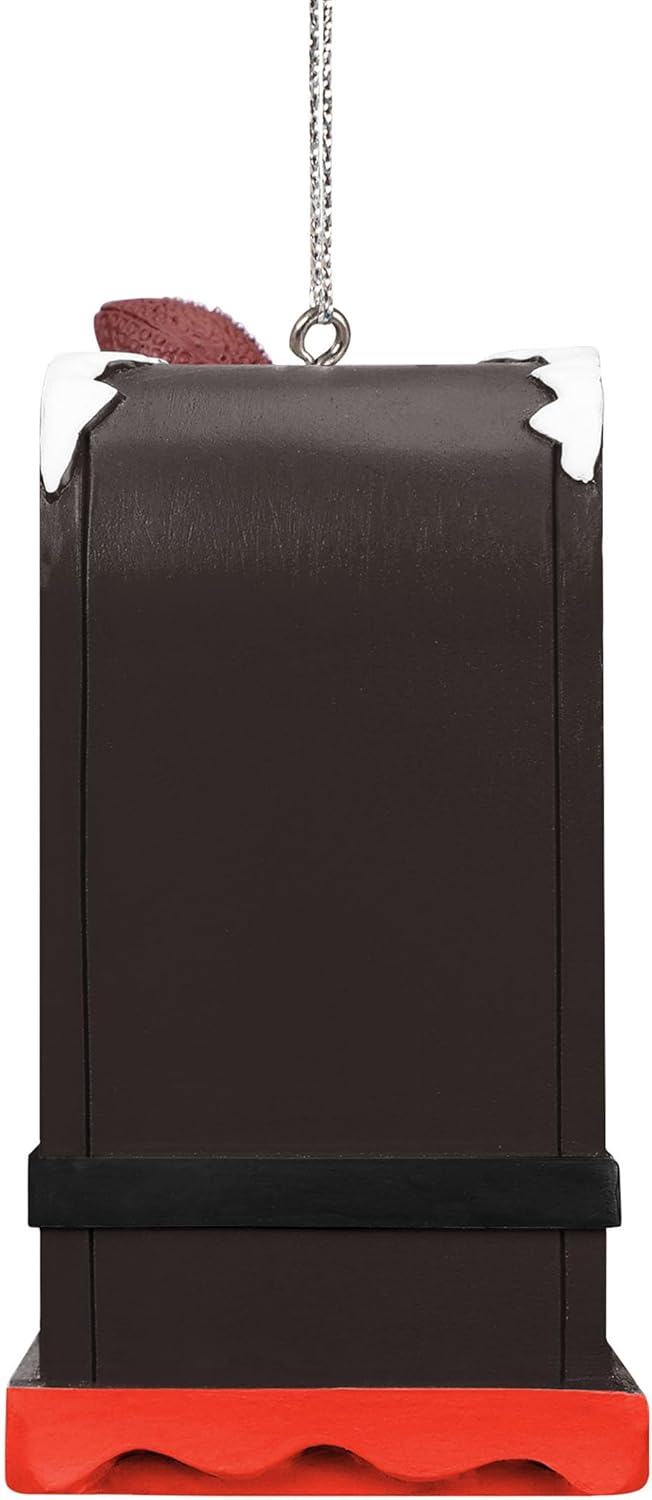 FOCO NFL Cleveland Browns Letters to Santa Mailbox Ornament, Holiday Tree Decoration - Image 2