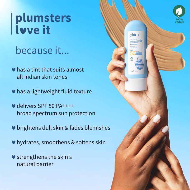 3% Niacinamide & Rice Water SPF 50 Sheer-Tinted Sunscreen thumbnail 4