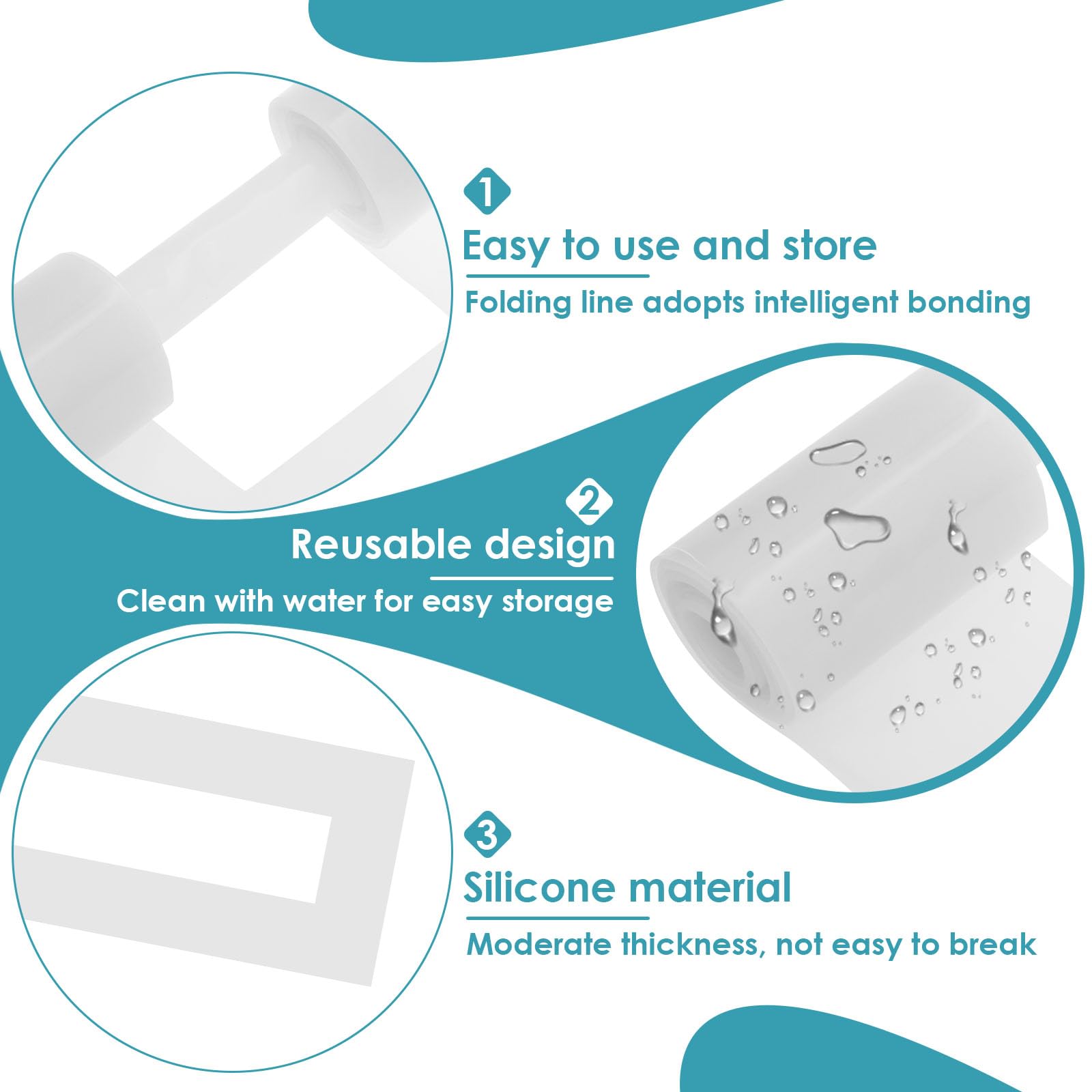 Stencil Per Linee Di Parcheggio In Silicone | Pieghevole 244x30 Cm | Riutilizzabile Per Asfalto E Cemento
