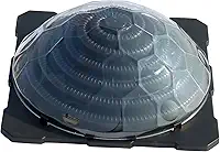 VINGLI Aquecedor de piscina acima do solo em forma de cúpula movido a energia solar - bobina de aquecimento curva (pacote com 1)